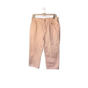 Ralph Lauren pink, 100% cotton Capri jeans size 8 ￼